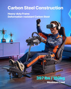 Racing Wheel Stand Simulator Cockpit for Gaming