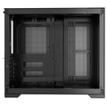 Dual-Chamber Mid-Tower Gaming PC Case – ATX Motherboard Support, No Fans