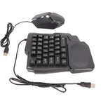 Half-Hand Gaming Keyboard Mouse Combo for Mobile