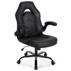 PU leather ergonomic office and gaming chair with lumbar support