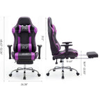 High-Back Ergonomic Gaming Chair with Lumbar Support