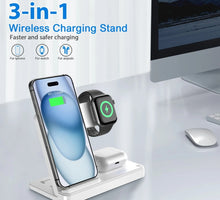 Premium 3-in-1 Magnetic Wireless Charging Hub for iPhone
