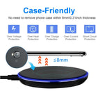 Qi-Certified Ultra-Slim Wireless Charging Pad