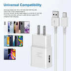 Fast charging USB-C wall adapter in use