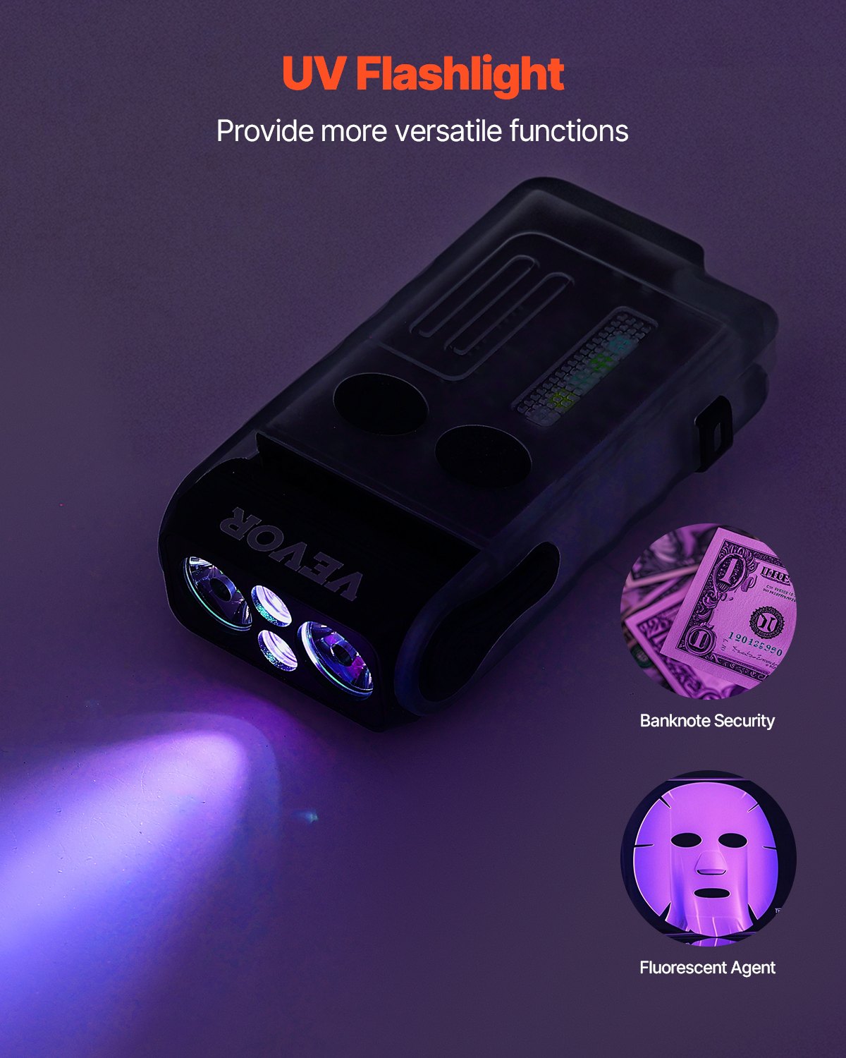 Rechargeable Keychain Flashlight Mini LED