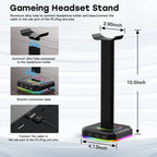 ZUOYA RGB Headphone Stand with USB Charging