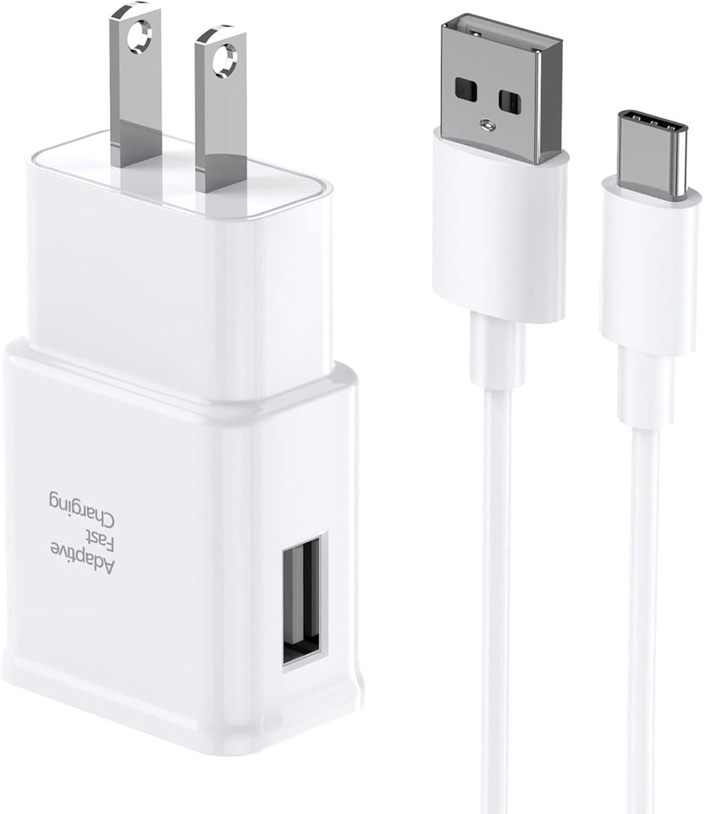 USB-C fast wall charger 2-pack with 6ft cables