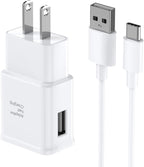 USB-C fast wall charger 2-pack with 6ft cables