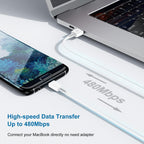 USB-C fast charger charging a smartphone