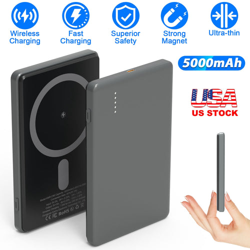 MagSafe wireless power bank 5000mAh slim magnetic charger