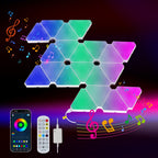 20-Pack RGB Triangular LED Wall Panels Music Sync