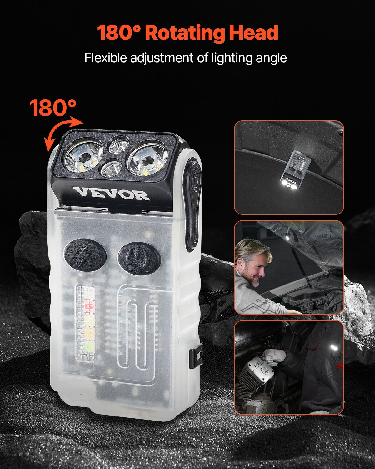 Rechargeable Keychain Flashlight Mini LED
