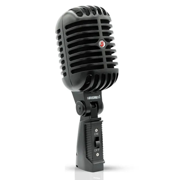 5Core Vintage Dynamic XLR Studio Microphone Retro Black