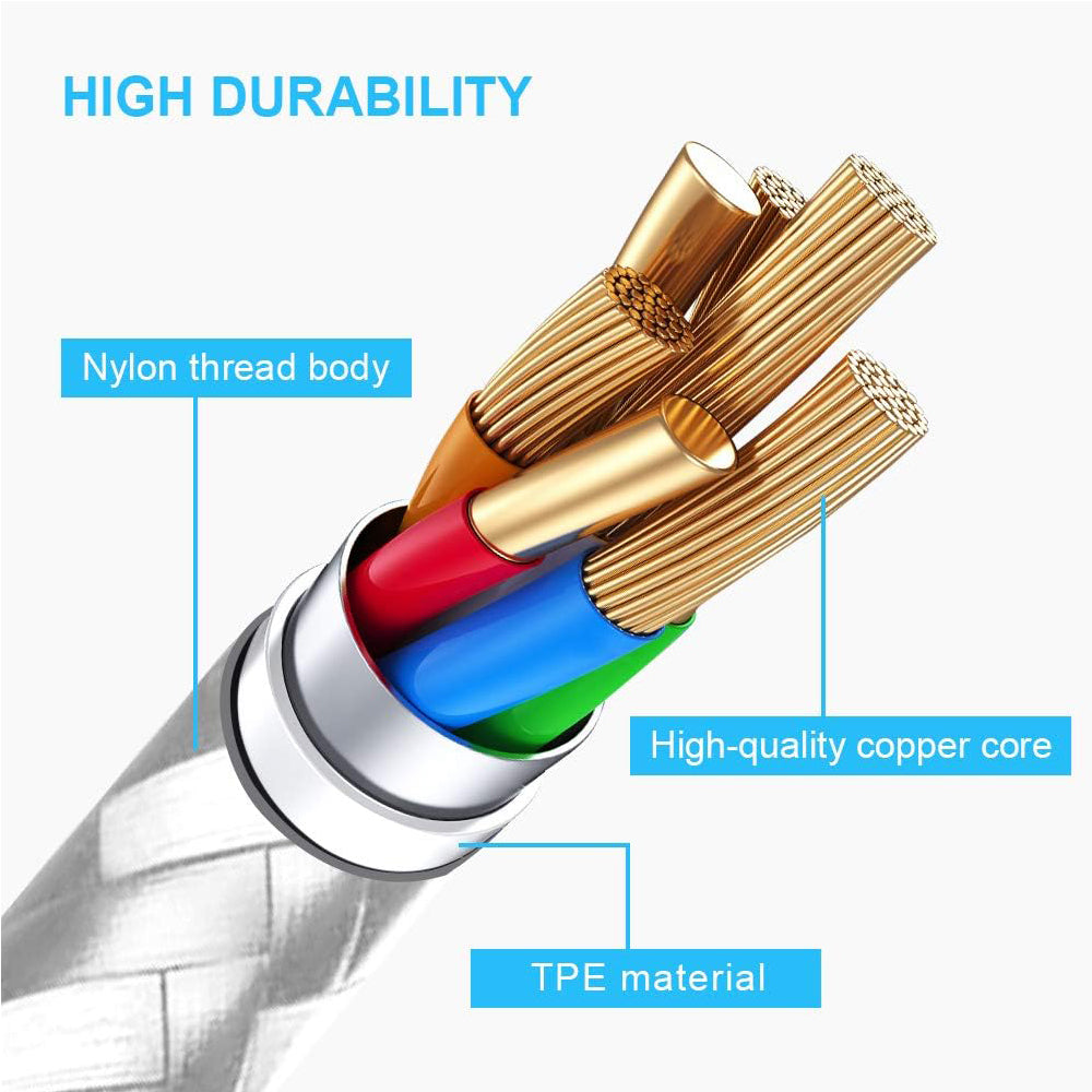 MFi certified cable charging an iPhone