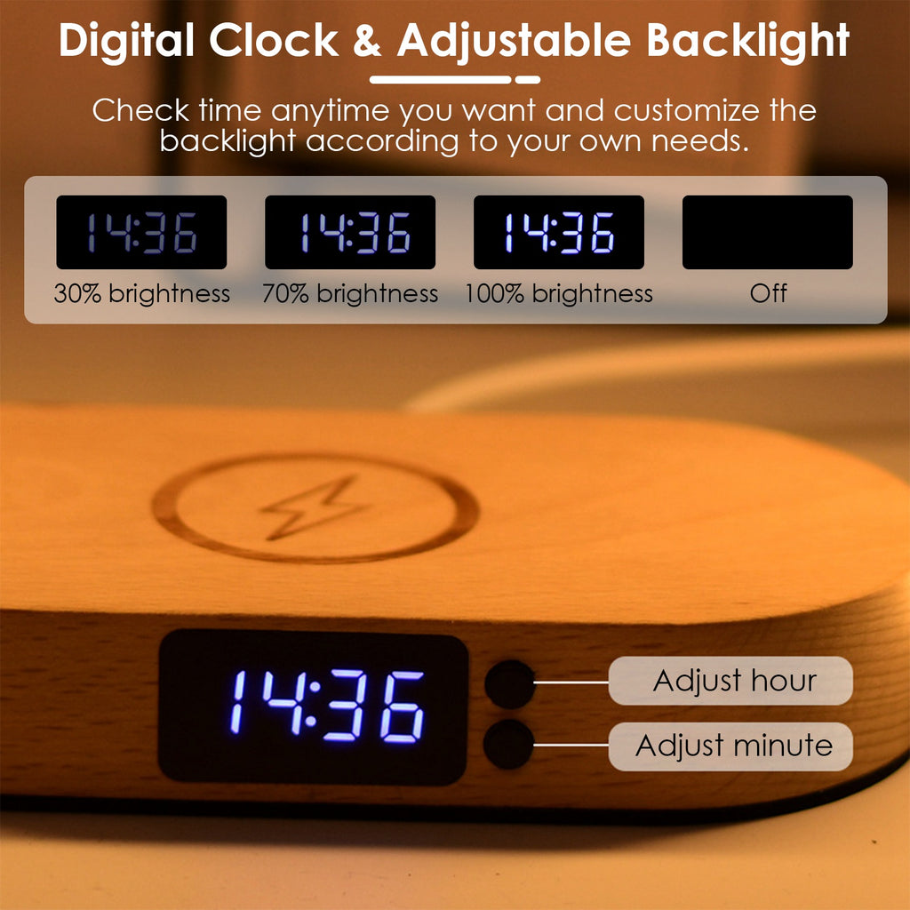Touch Control Bedside Table Lamp LED Nightstand