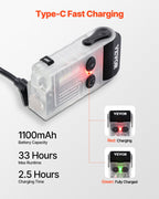 Rechargeable Keychain Flashlight Mini LED