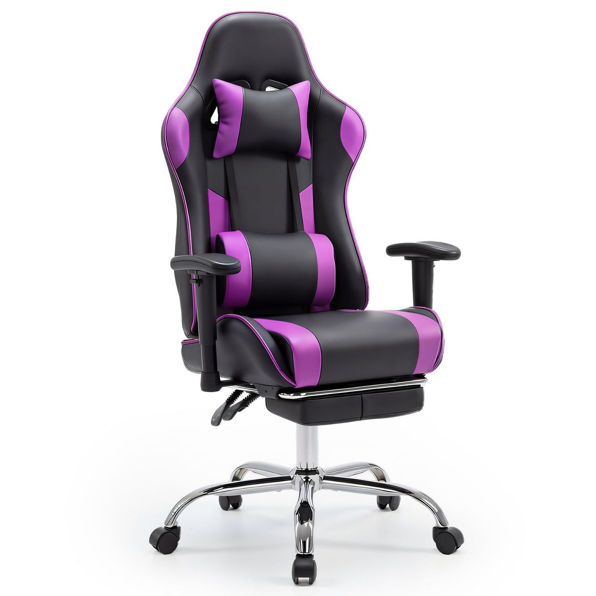 High-Back Ergonomic Gaming Chair with Lumbar Support