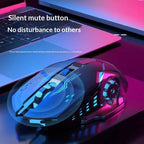 RGB Wired Gaming Mouse with Bluetooth Dual Mode